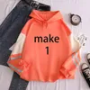 Women patchwork Hoodie CUSTOMIZE MADE hoodies Y0816