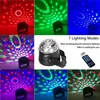 Epacket Portable Laser Projector Lamp Stage LED -lampor RGB Seven Mode Lighting Mini DJ Laser med fjärrkontroll för jul PAR5167758