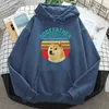 Doge Vader Shiba Inu Print Hoodies voor Man Hooded Cartoon Hooded O Neck Cartoons Harajuku Tops Hip Hop Retro Mannen Sweatshirt H1227