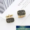 High quality men and women cufflinks, jewelry shirt cufflinks, brand , gold pattern wedding accessories  Factory price expert design Quality