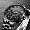 Herrenuhren LIGE Top Marke Luxus Herrenmode Business Uhr Herren Edelstahl Wasserdichte Quarzuhr Relogio Masculino 210527