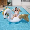 Colchão inflável gigante para piscina, 240cm, unicórnio, anel de natação, cama flutuante, jangada, círculo de natação, festa na piscina, brinquedos5864320