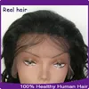 공장 직접 처리되지 않은 인간의 머리 전체 레이스 가발 / 레이스 프런트 가발 아기 머리카락 8A 느슨한 웨이브 브라질 인간 가발 흑인 여성