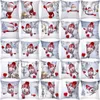 Merry Christmas Pillow Case Cushion Cover Peach Skin Christmas Pillowcase for Home Xmas Decorations Gifts Happy New Year