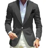 2 sztuka Slim Fit Casual Garnitury dla mężczyzn z Peaked Lapel One Butt Custom Wedding Tuxedo dla Groomsmen Mężczyzna Moda Ubrania Zestaw X0909