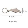 Keychains Double Side Stainless Steel Material Animal Chain Car Accessory Dolphin Keychain Fish Llavero Bottle Opener Charm Miri22