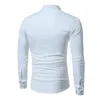 Camicia da smoking da sposa blu reale per uomo Brand Fashion Slim fit manica lunga mens da uomo giurispalla camicia camicia