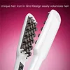 Hair Volumizing Iron 2 IN 1 Straightener Curling Ceramic Crimper Corrugated Curler Flat 3D Fluffy Styling Tool 53 220124