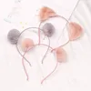 Cat Sweet Cat Bands Heads Fashion Hairsel Balls en peluche Sticks Band Band Femmes Girls Hairhoop Birthday Party Party accessoires 2759734