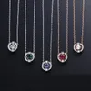 NewYork Stylist Pendant Necklace Fashion Crystal Drop Pen dant Necklaces Big Diamond Alloy Jewelries Women Gifts With Box Complete Package