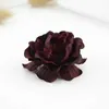 Petites roses européennes 5CM boîte de cadeaux bricolage décorations de noël pour la maison mariage couronne de fleurs décoratives fleur artificielle Y0630