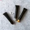 20 ml schwarze Kunststoff-Augencremetube, 20 g, kosmetisches Make-up, Lipgloss, weiche Verpackung, Concealer, Foundation, Quetschflasche, kostenloser Versand, gute Menge