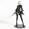 NieR Automata 2B YoRHa No.2 Type B Smll Sword Version PVC Figure Doll Collectible Model Figurine Toy X0526