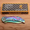 Strider SMF Tactical Folding Kniv Y-Start Browning Färgglada Dragon 7CR17MOV Steel Handle EDC Tool Outdoor Survival Knives