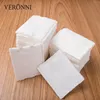 Tampon démaquillant jetable Pure Cotton Face Cosmetics Clean Square Wipe Pads 3 Layer Facial Water Reconstituer le tissu pour les soins de la peau 50pcs / bag Free Ship