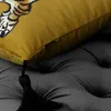 DunxDeco Cushion Cover Dekorativ fyrkantig kuddefodral Vintage Artistic Tiger Print Tassel Soft Velvet Coussin Sofa Stol Bedding 213196