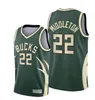 The Finals Basketball Giannis Antetokounmpo Jersey 34 Khris Middleton 22 Jrue Holiday 21 Lopez Portis Forbes Tucker Green Men With All Patch