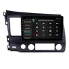 Player de rádio GPS de DVD de carro para Honda Civic 2006-2011 10 polegadas MP4 Android estéreo na DASH multimídia