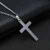 Mens Rvs Cross Hanger Kettingen Feestartikelen Mannen Religie Geloof Crucifix Charm Titanium Staals Ketting voor Dames Mode Jewelr