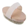 Dry Brushing Body Brush Drying Skin Exfoliating Brushes Scrub for Flawless Skins Massage Hand Grip