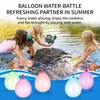 Magic Waters Ballong Färgglada Outdoor Water Fight Game Party Toy Gift Både pojke och tjej