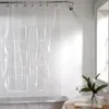 Tende da doccia 12 tasche Tenda impermeabile ispessita trasparente Schermo multifunzionale per apparecchiature elettroniche da bagno
