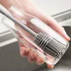 Silicone Cup Brush Kök Rengöring Verktyg Långt handtag Dricka Vinglas Flaska Glas Cup Rengöring Borstar GCE13405