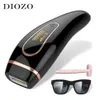 Diozo 999999 Flash IPL Удаление волос Женщины ЖК-дисплей Бикини Body underarm Безболезненный лазерный эпилятор