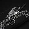 Left hand JAGUAR 55 inch60 inch 440C 62HRC Hardness hair scissors cutting thinning light silver with case2261416