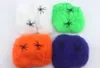 Stretchy Spider Web Cobweb med spindlar för Halloween Party KTV Bar PROPS BALL COSTUME DECORATION SUPPLIES HH-W01