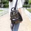 TINTAT Fashion Clear PVC Women Backpack Trend Transparent Solid Backpack Travel School Backpack Bag for Girls Child Mochila 210922