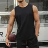 Fashion Workout Ginásio Men's Camiseta Top Vista Sem Mangas Sportswear Camisa Stringer Bodybuilding Singlets Fitness Mens