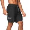 Pantaloncini corti da allenamento cargo da uomo con tasca grande Pantaloncini da allenamento per bodybuilding da palestra per uomo Pantaloncini da allenamento per jogging fitness maschile X0628