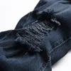 Jeans Bambini Four Seasons Ragazzi Casual Pantaloni in denim elasticizzato strappati a gamba dritta Grandi bambini lavati Basic Clohtes 6-16