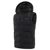 Gilets pour hommes utiles onze zones de chauffage point fin respirant léger chaud gilet pour extérieur veste chauffante Guin22