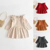 Pudcoco US Stock 0-5 anni Cute Kids Baby Girl Winter Princess Maglioni Dress Toddler Winter Long Sleeve Party Tutu Q0716
