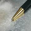 Luxury Ballpoint Pen Metal Crown Towers Head Green Drawing Style Golden Clip Writing Pennor For Business Office och School5311700