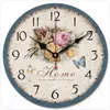 Wall Clocks Vintage Living Room Electronic Art Clock Kitchen Decoration Wood Watch Desk Retro Nordic Reloj De Pared Kids 50ZB0075