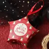 Christmas Gift Wrap Boxes Santa Claus Candy Box Star Shape Merry Bags Verpakking Decor Europese stijl slijtvaste Durablea3636