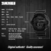 SKMEI Outdoor Sport Watch Men Multifunction 5Bar Waterproof PU Strap LED Display Watches Chrono Digital reloj hombre 1243