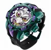 TA 예비 모델 26790 DC Comics Joker Venom Limited Edition Swiss Quartz 시계 크로노 그랩 실리콘 벨트 쿼츠 Watches7269269