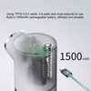 Automatische schuimzeepdispenser met temperatuur LCD-scherm Oplaadbare touchless pomp hand sanitizer voor badkamer keuken 211206