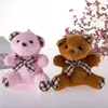 10cm Teddy Bear Peluche Giocattoli Portachiavi Ciondolo Animali di peluche Morbidi Piccoli Orsi Accessori per borse Portachiavi Regali per bambole