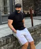 Koreaanse stijl losse shorts nieuwe zomer mannen sportscholen casual katoenen jogger korte mode casual korte broek mannen bodybuilding duurzame x0705