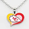 Het Amerikaanse voetbalteam Kansas City bengelen charme diy ketting oorbellen armbandbanden knoppen sporten sieraden accessoires9400188