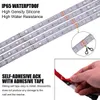 Semesterbelysning LED-remsor 5M RGB 5050 Vattentät Strip Light SMD 44 Key Remote WiFi Wireless