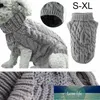 Dog Apparel Fashion 8 Colors Winter Vest Sweater Cute Warm Soft Knitting Coat Clothes For Pet Puppy Small Medium Dogs Cats Costume Factory price expert design Quality