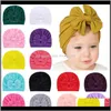 8 stilar Baby Girls Bow Headbands Kids Elastic Headwear Headdress Headwrap Turban Knot Barn Partihandel RGY7J IHITA