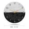 Creative Wood Grain Wall Clock Luxe Mute Wall Clock Modern Design Houten Reloj de Pared Home Decor Decoratie Woonkamer H1230