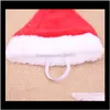 アパレル用品庭園ドロップデリバリー2021ペット帽子メリークリスマスの装飾ホームキャップクリスマス猫のためのペット犬猫帽子ハッピー